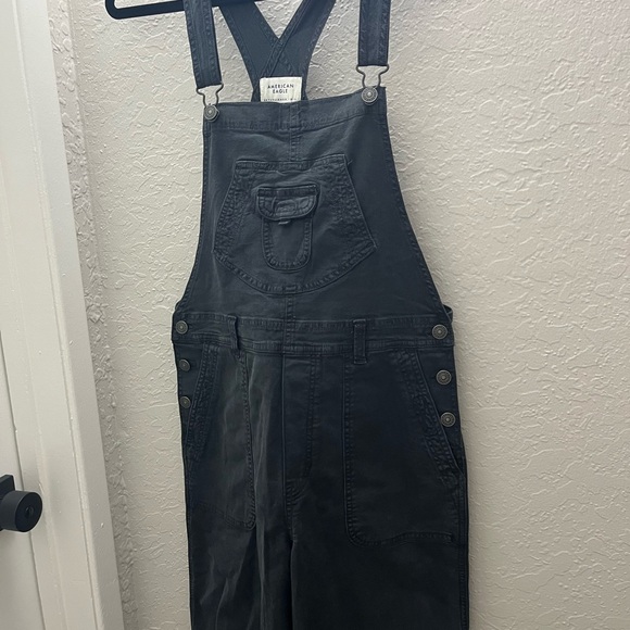American Eagle Outfitters Denim - American Eagle Outfitters Black Denim Overalls
